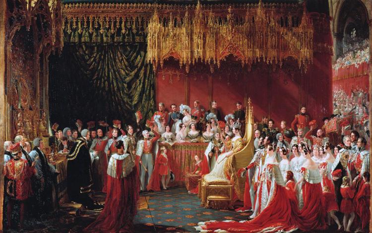 George Hayter The Coronation of Queen Victoria (mk25) Germany oil painting art